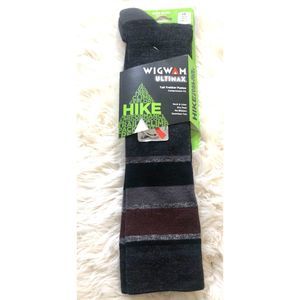 NWT Wigwam Ultimax Tall Trekker Fusion Compression Fit Socks, W‎ 10-13 M 9-12